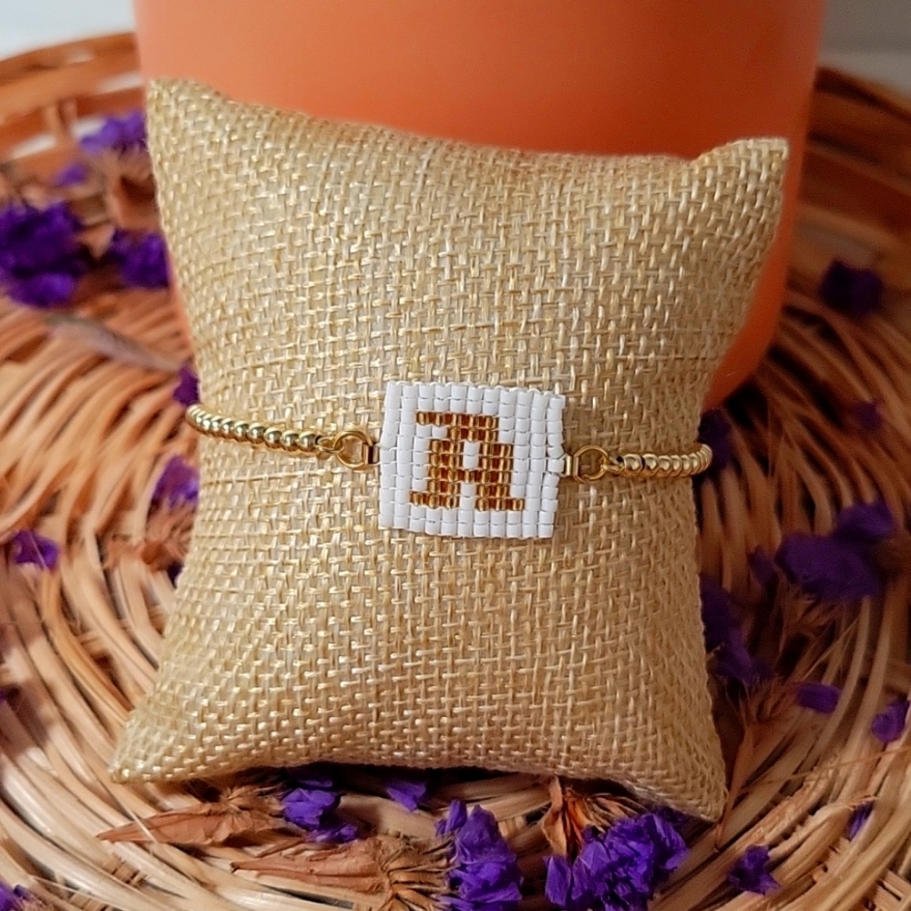 Initial A Bracelet Stainless steel